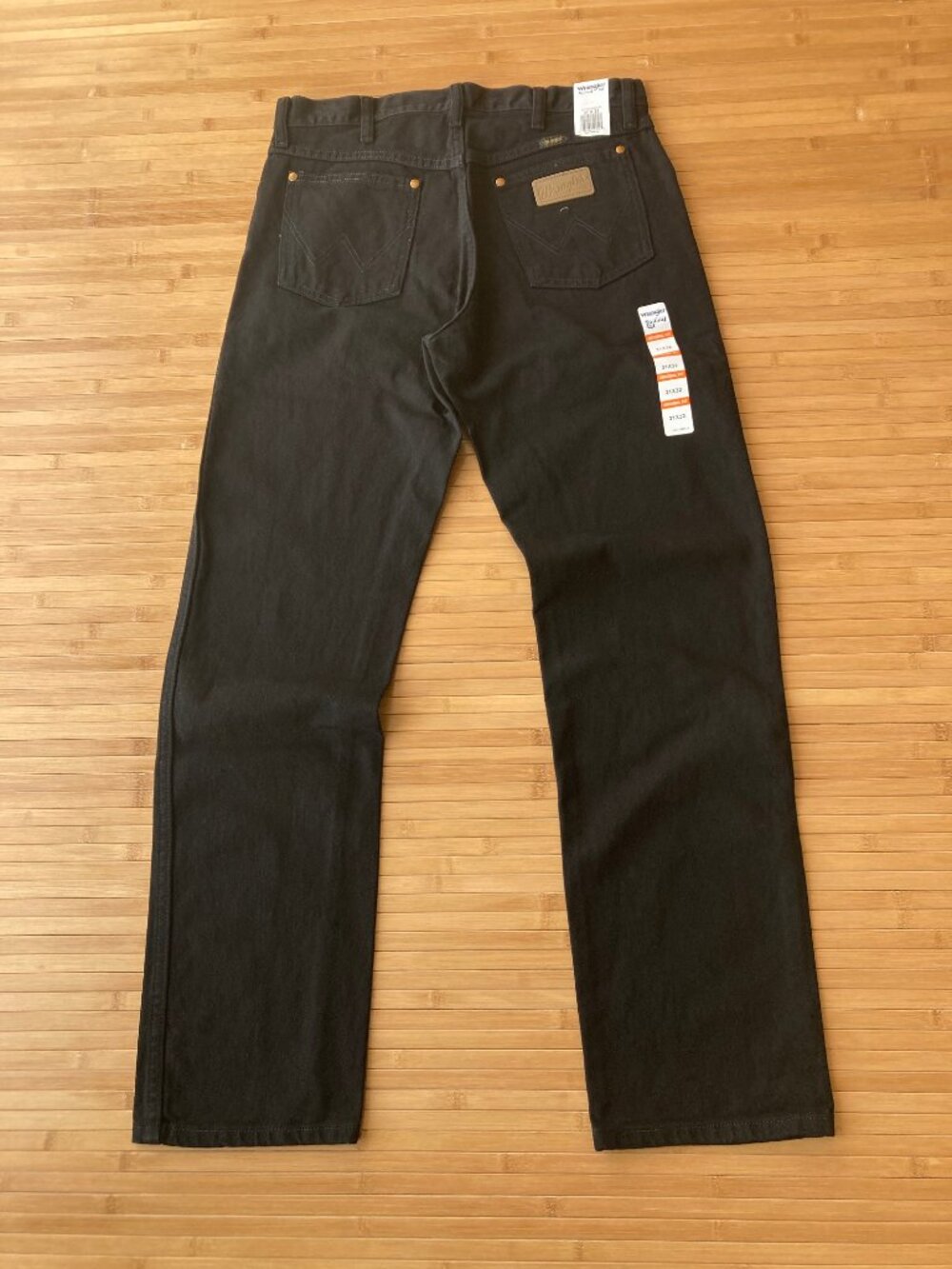 Wrangler Cowboy Cut Original Fit Jeans Straight Leg Mens 31x32 Shadow Black NWT - Picture 8 of 10